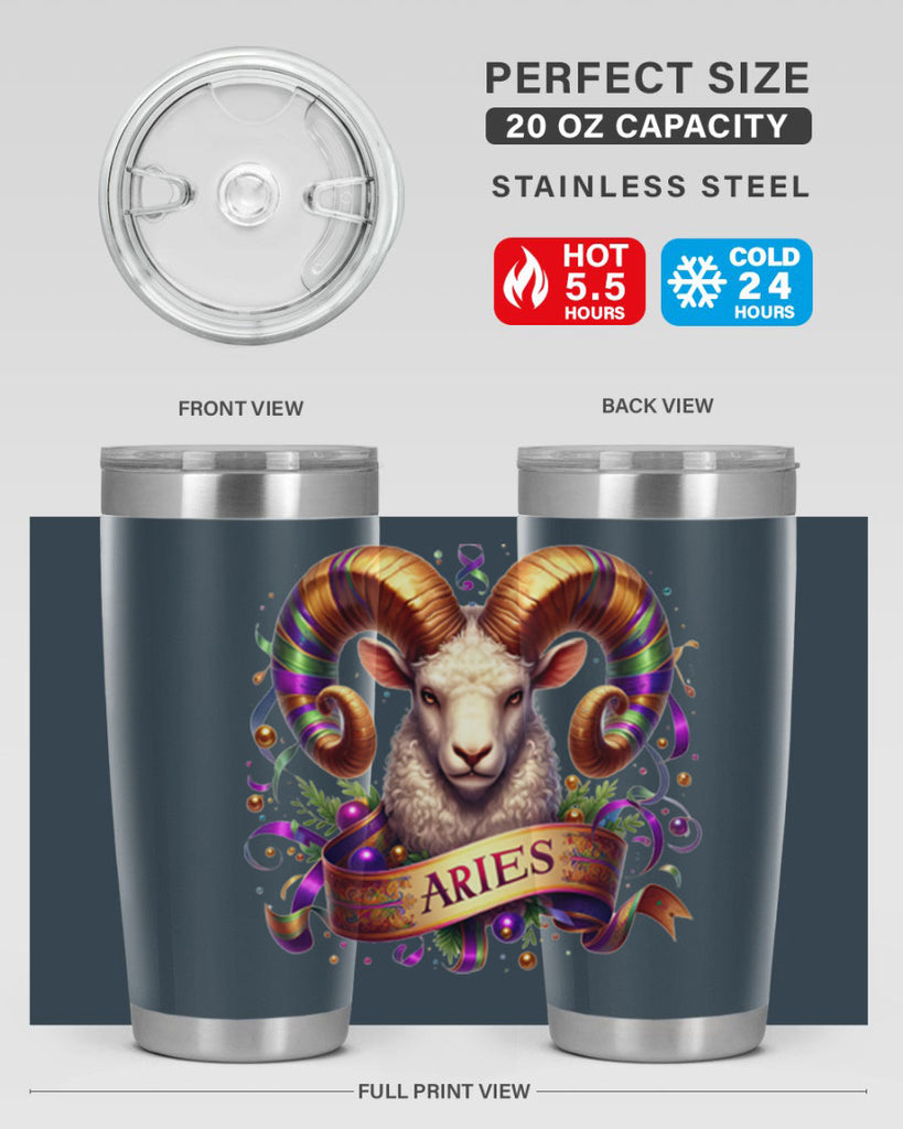 aries 136#- zodiac- Tumbler