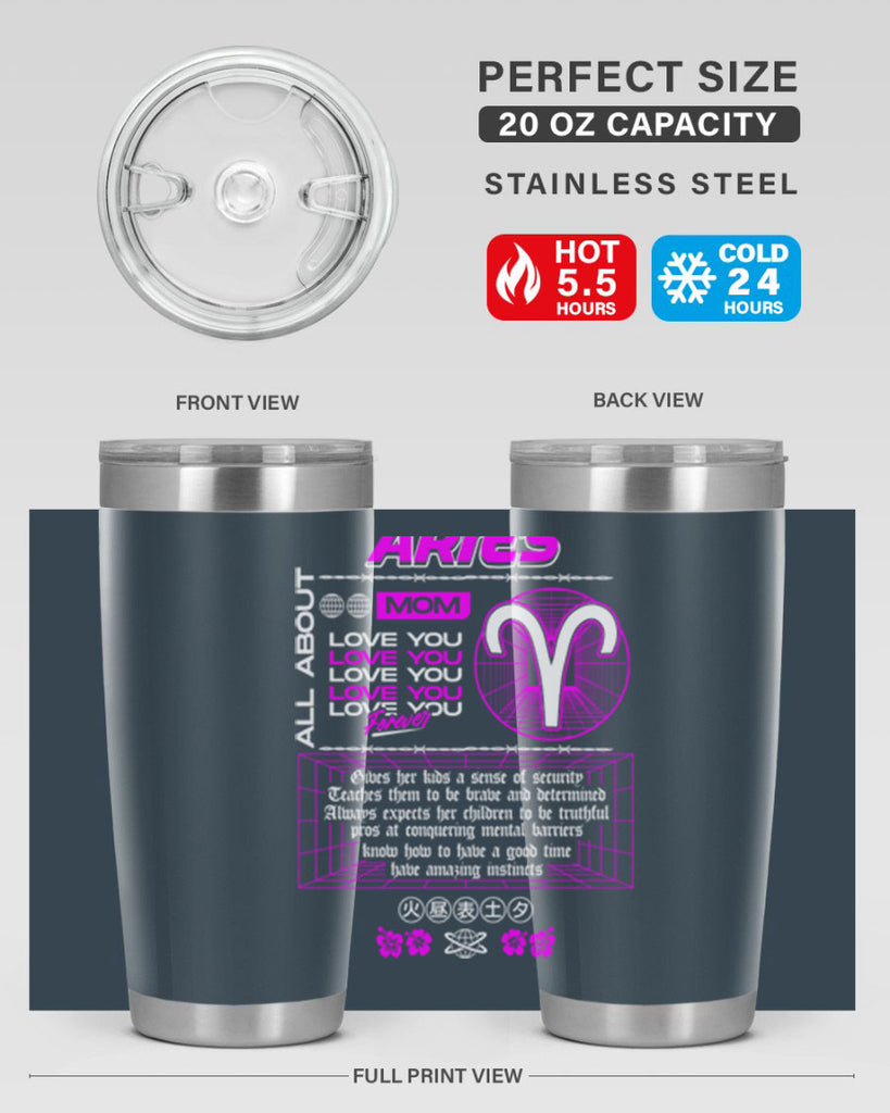 aries 138#- zodiac- Tumbler