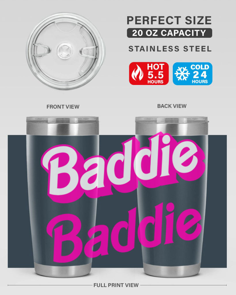 baddie 271#- black words phrases- Cotton Tank