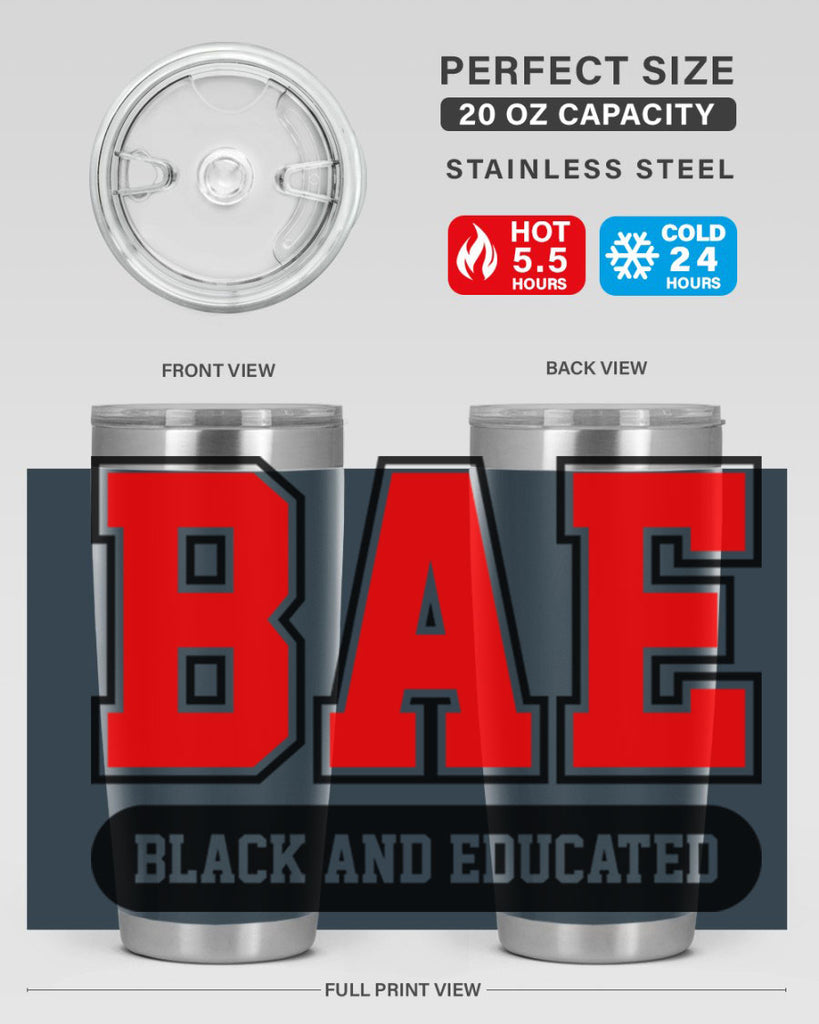 bae black and educated 266#- black words phrases- Cotton Tank