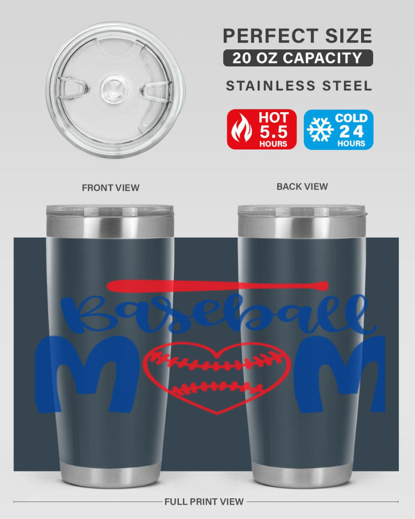 baseball mom 2077#- baseball- Tumbler