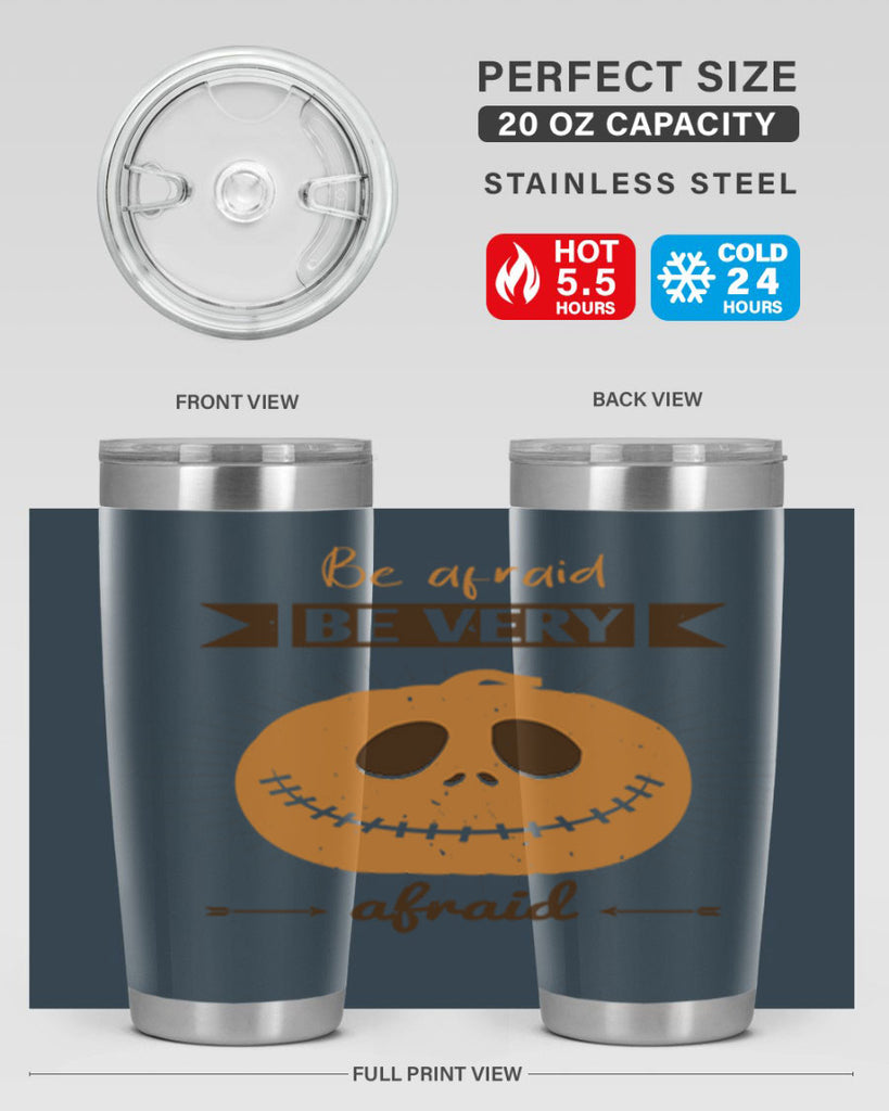 be afraid be very afraid 151#- halloween- Tumbler