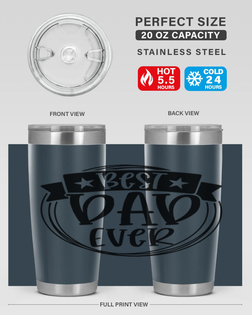 best dad ever 72#- fathers day- Tumbler