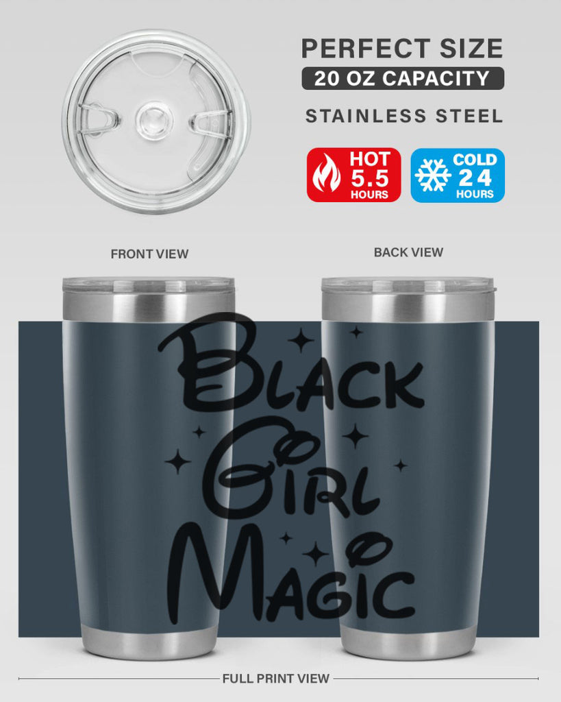 black girl magic 207#- black words phrases- Cotton Tank