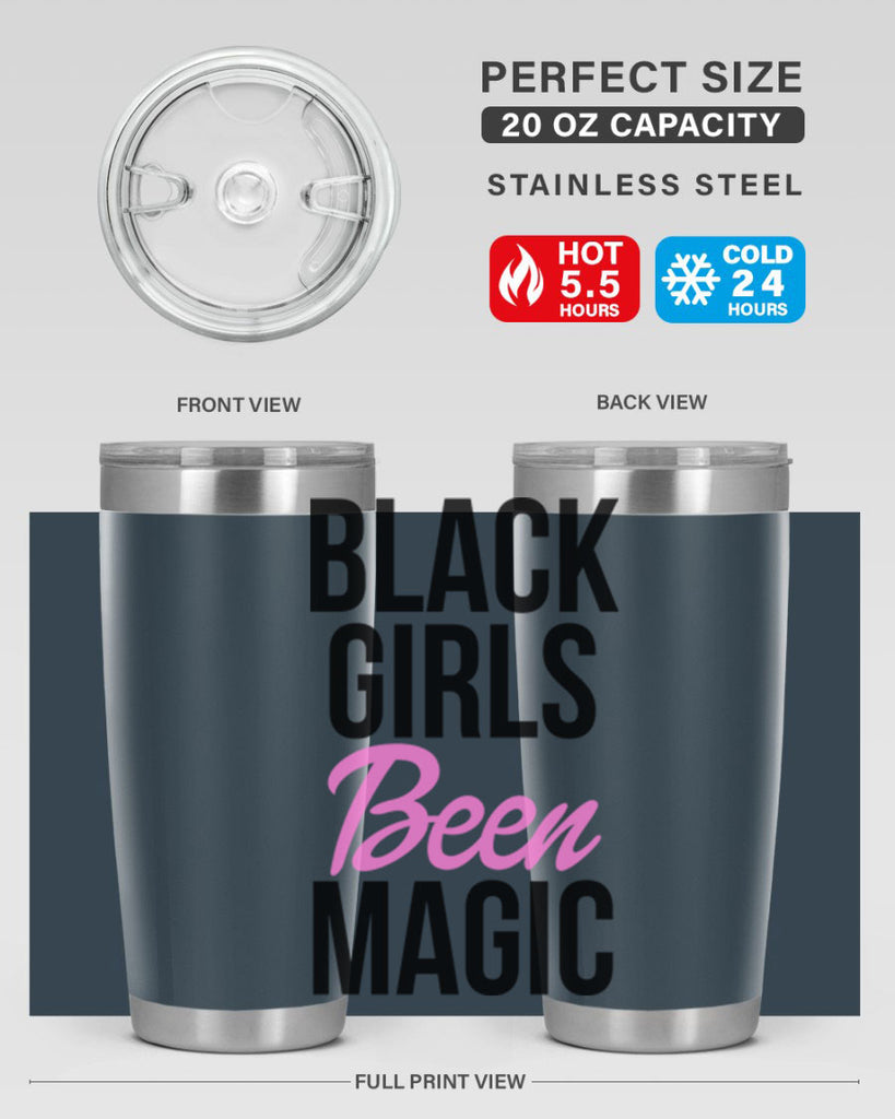 black girls been magic 244#- black words phrases- Cotton Tank