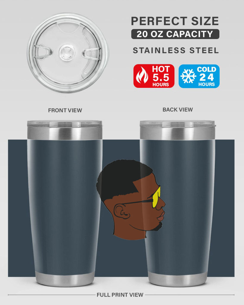 black man 27#- black men - boys- tumbler