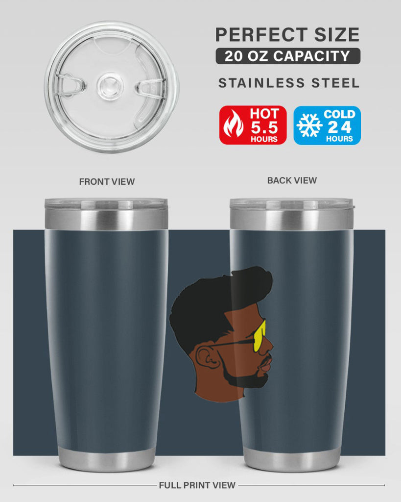 black man 33#- black men - boys- tumbler