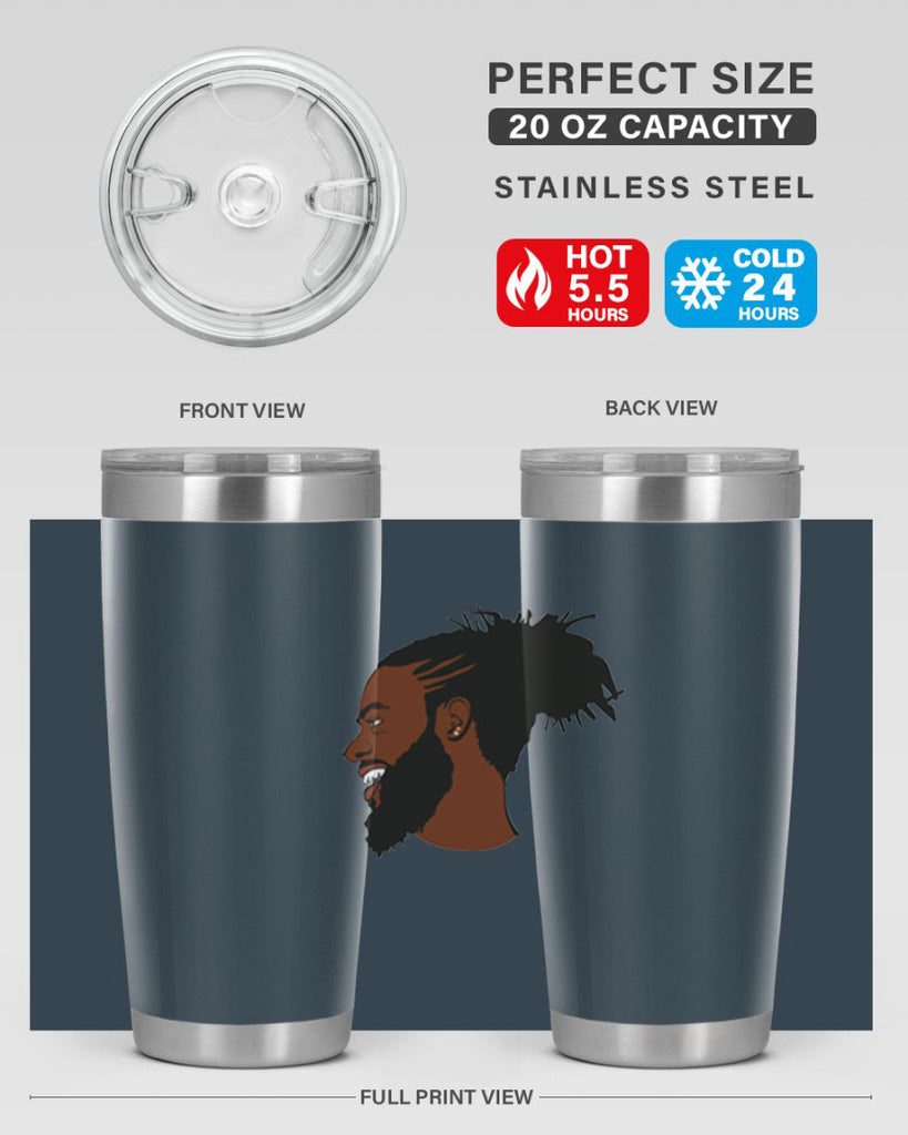 black man 41#- black men - boys- tumbler