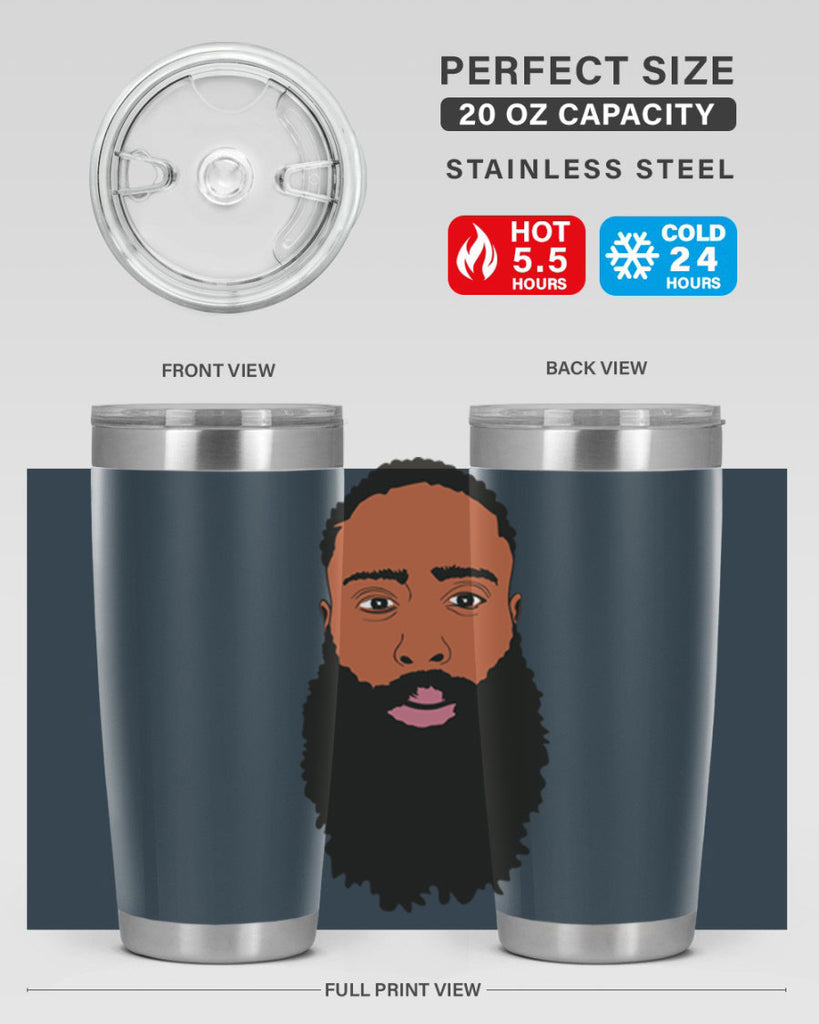 black man style 2#- black men - boys- tumbler