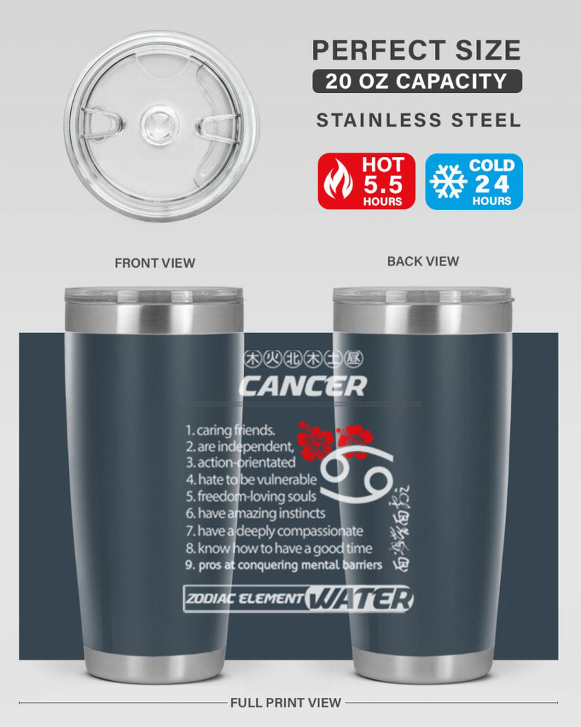 cancer 175#- zodiac- Tumbler