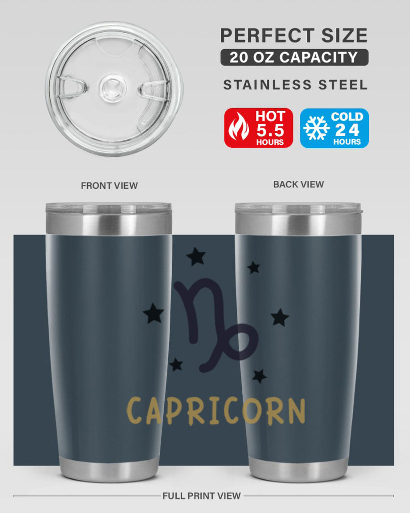 capricorn 206#- zodiac- Tumbler
