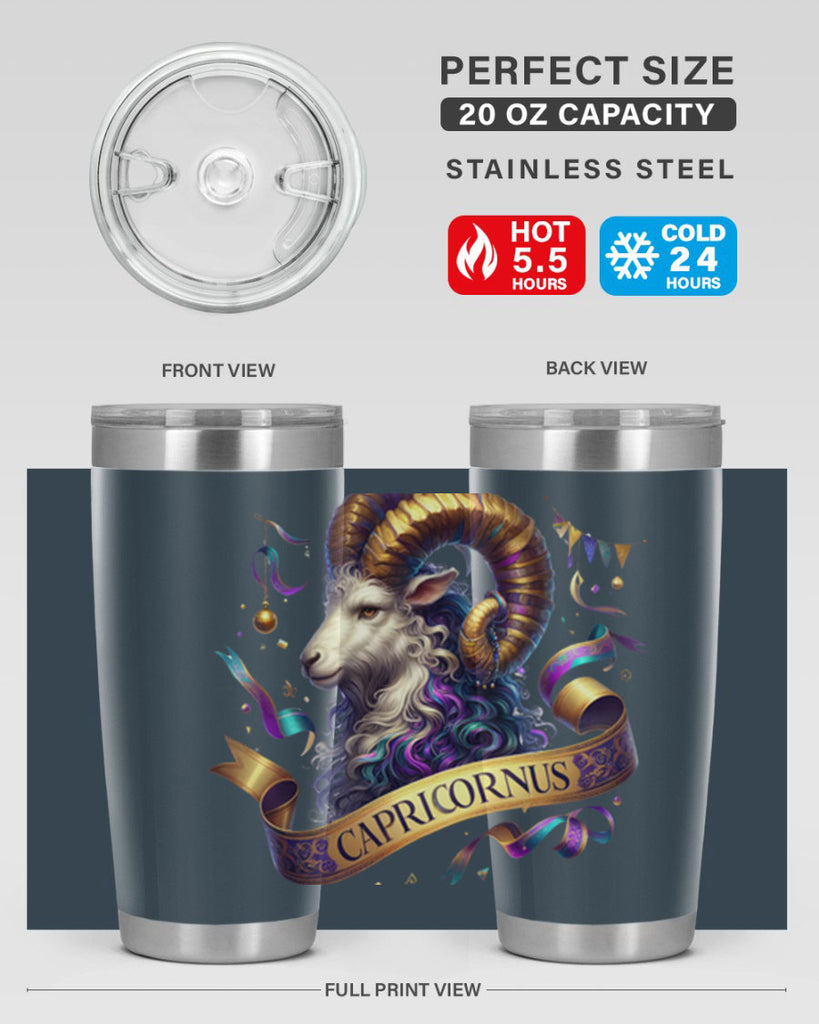 capricorn 209#- zodiac- Tumbler