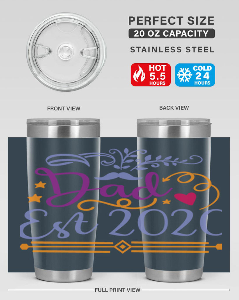 dad est 97#- fathers day- Tumbler