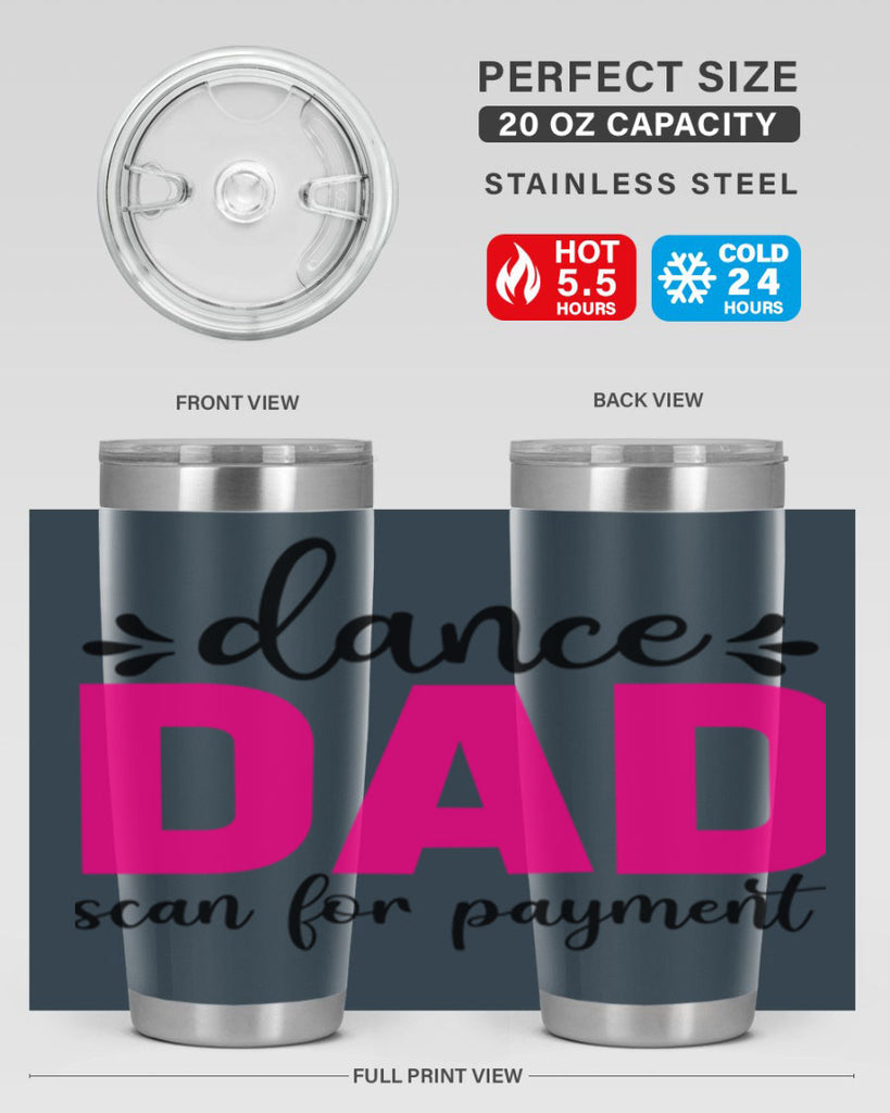 dance dad scan for payment 22#- ballet- Tumbler