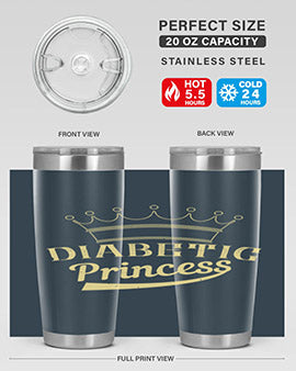 diabetic princess Style 42#- diabetes- Tumbler