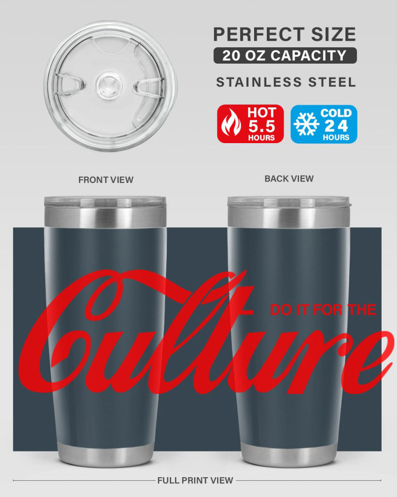 do it for the culture 171#- black words phrases- Cotton Tank