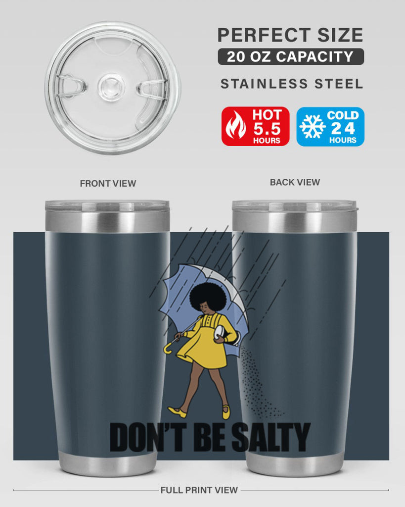 dont be salty 169#- black words phrases- Cotton Tank