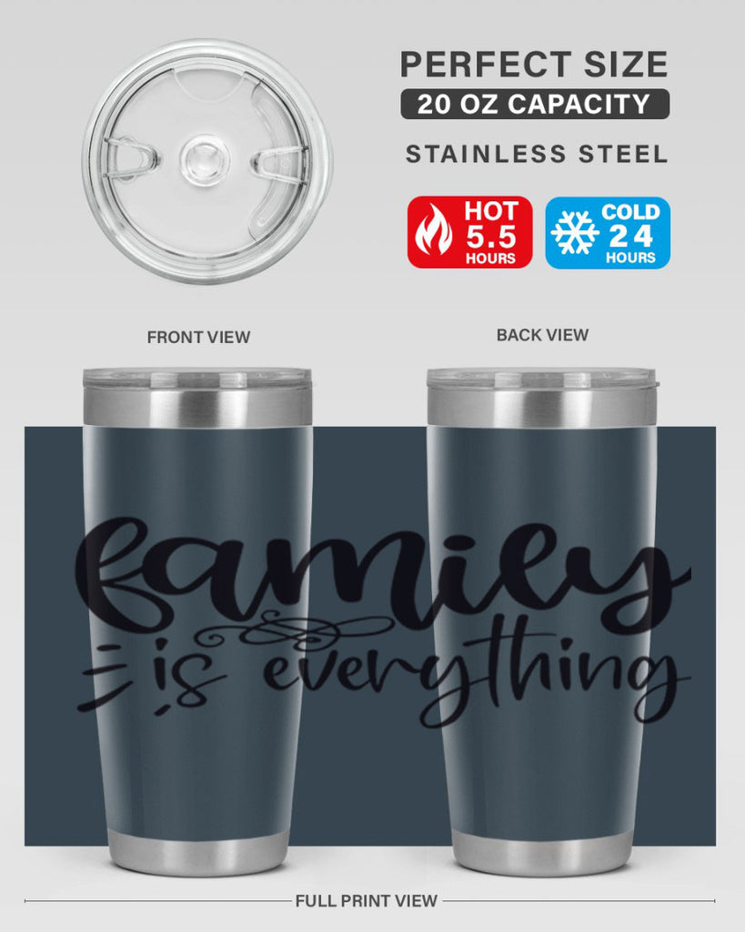 family is everything 72#- home- Tumbler