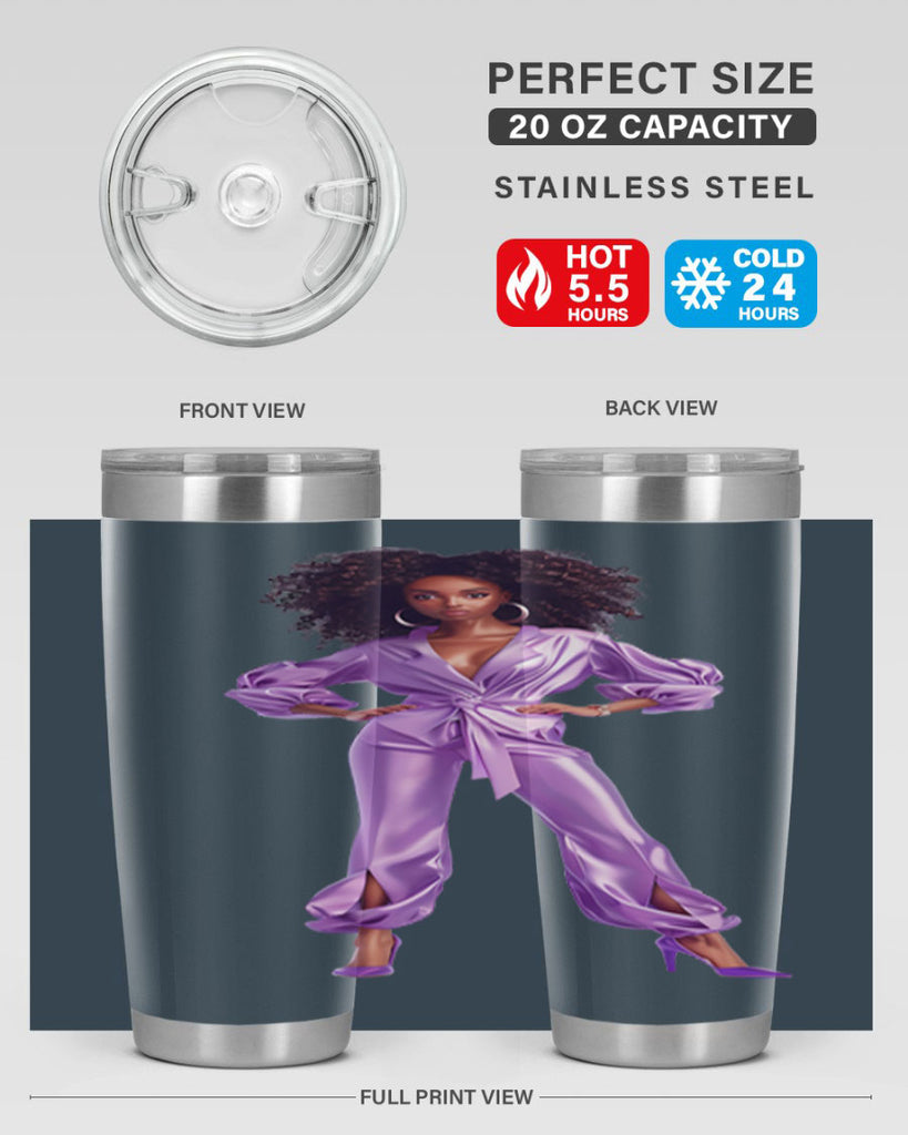 fashion girl in lavender 48#- fashion- Cotton Tank