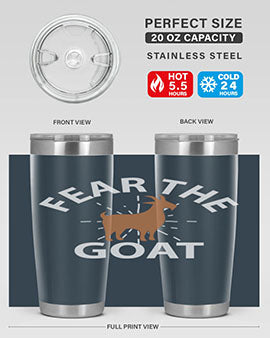 fear the goat Style 4#- goat- Tumbler