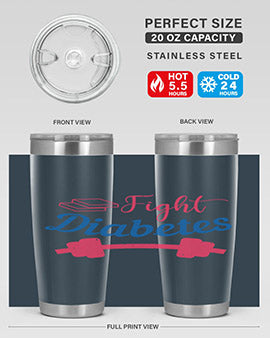 fight diabetes Style 38#- diabetes- Tumbler