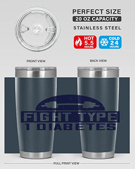 fight type diabetes Style 37#- diabetes- Tumbler