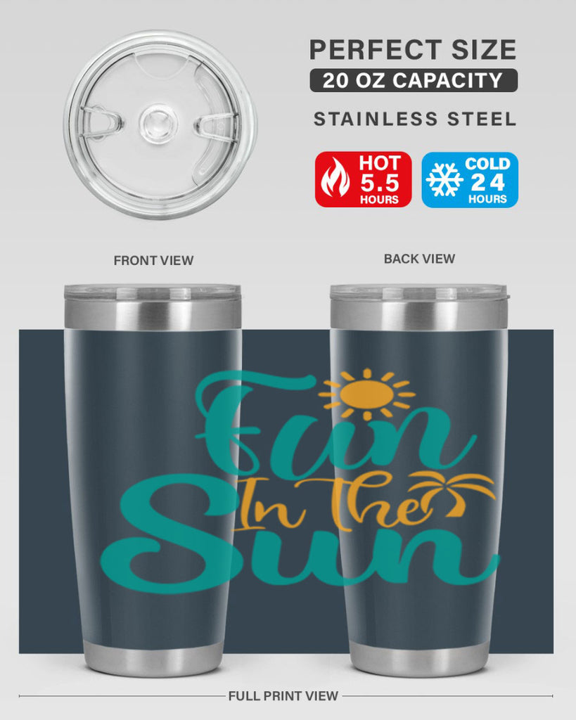 fun in the sun Style 104#- summer- Tumbler