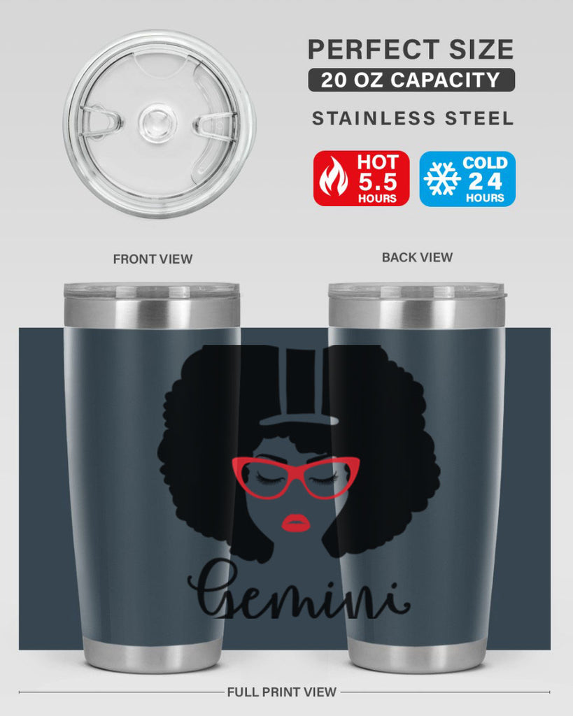 gemini 235#- zodiac- Tumbler