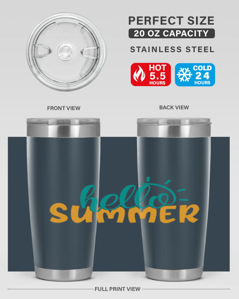 hello summer Style 97#- summer- Tumbler