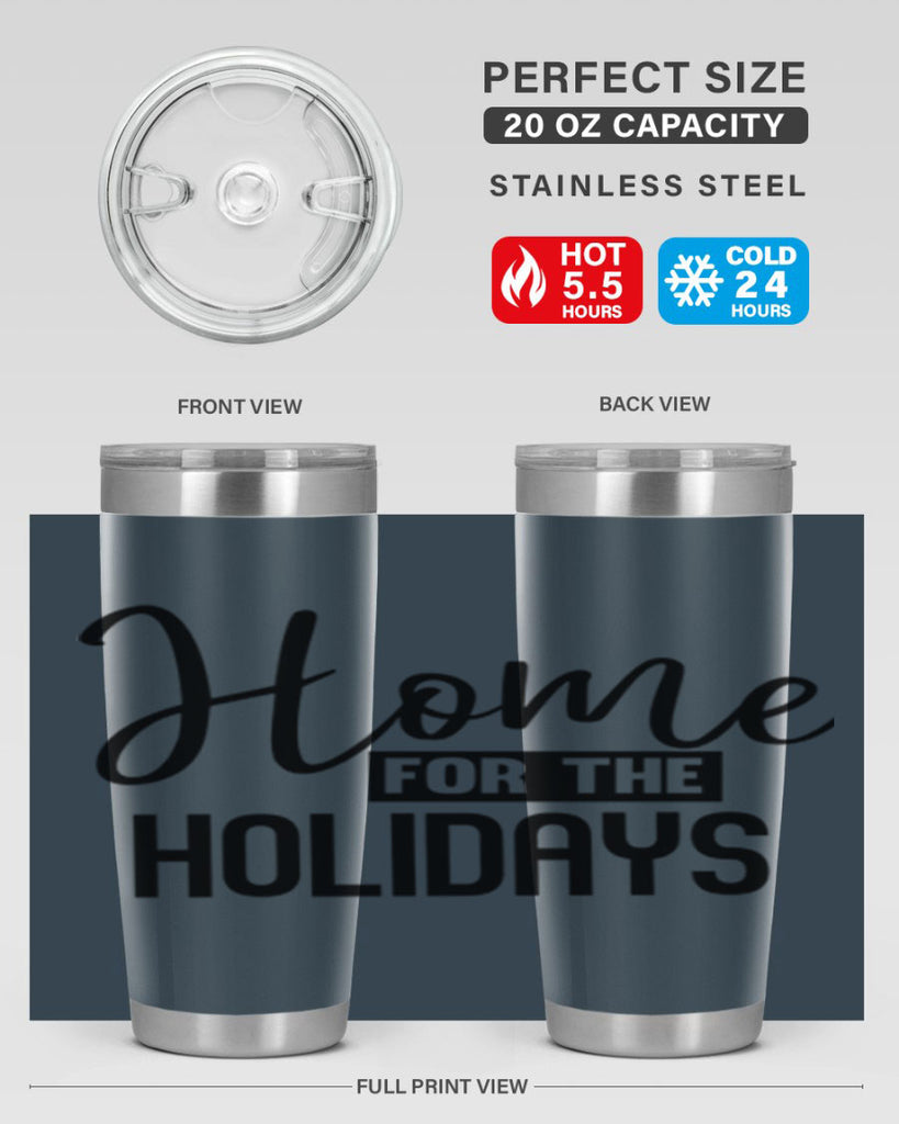 home for the holidays 194#- winter- Tumbler