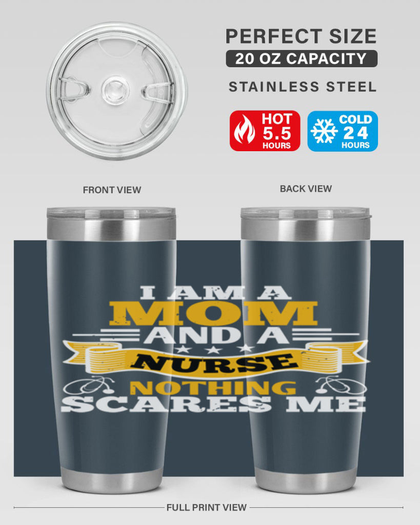 i am amom and a nurse Style 396#- nurse- tumbler