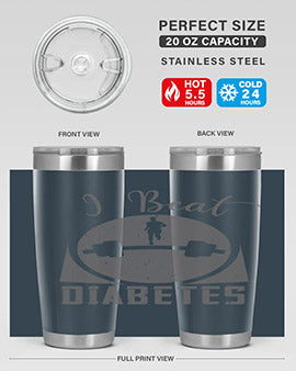 i beat diabetes Style 33#- diabetes- Tumbler