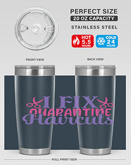 i fix quarantine haircuts Style 51#- corona virus- Tumbler