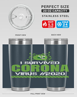 i survived coronavirus Style 33#- corona virus- Tumbler