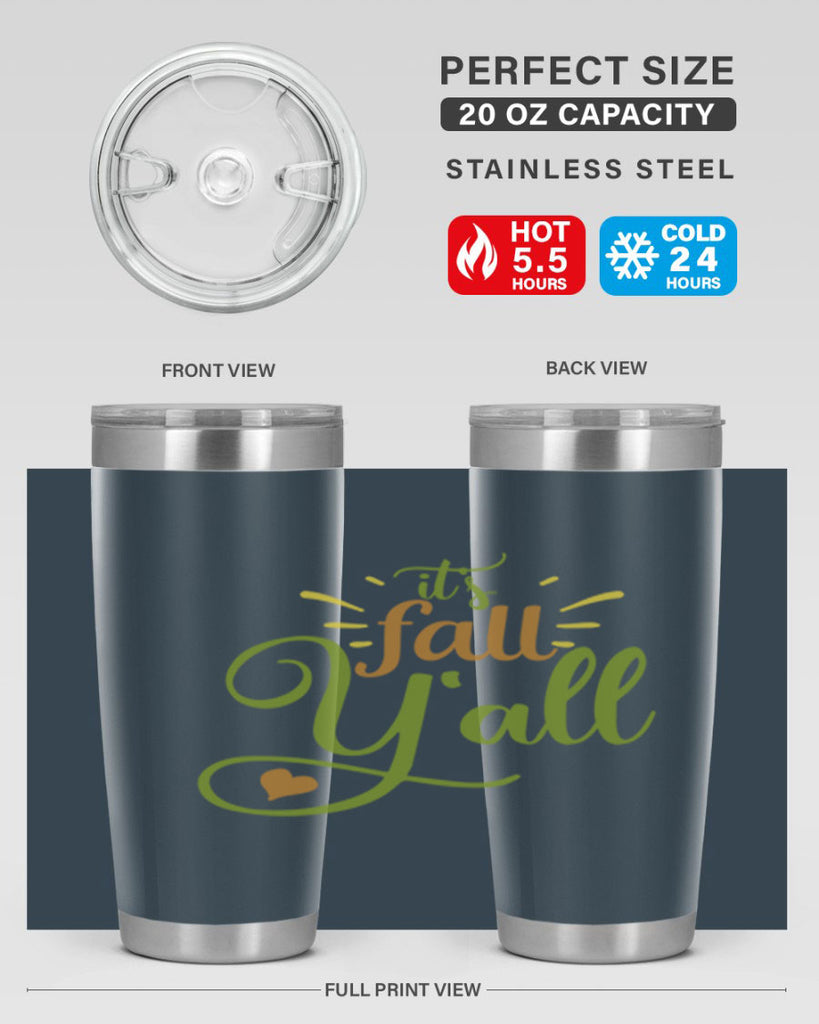 its fall yall 53#- thanksgiving- Tumbler