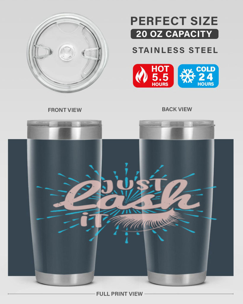 just lash it Style 199#- make up- Tumbler