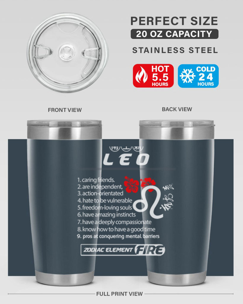 leo 307#- zodiac- Tumbler