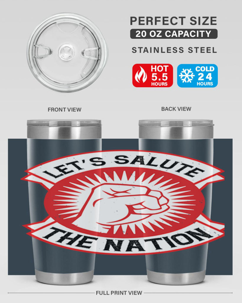 lets selut the nation Style 126#- Fourt Of July- Tumbler