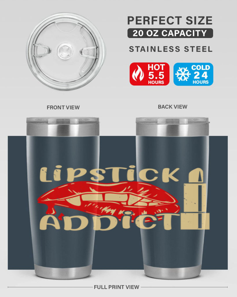 lipstick addict Style 197#- make up- Tumbler