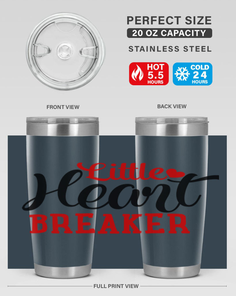 little heart breaker 76#- valentines day- Tumbler