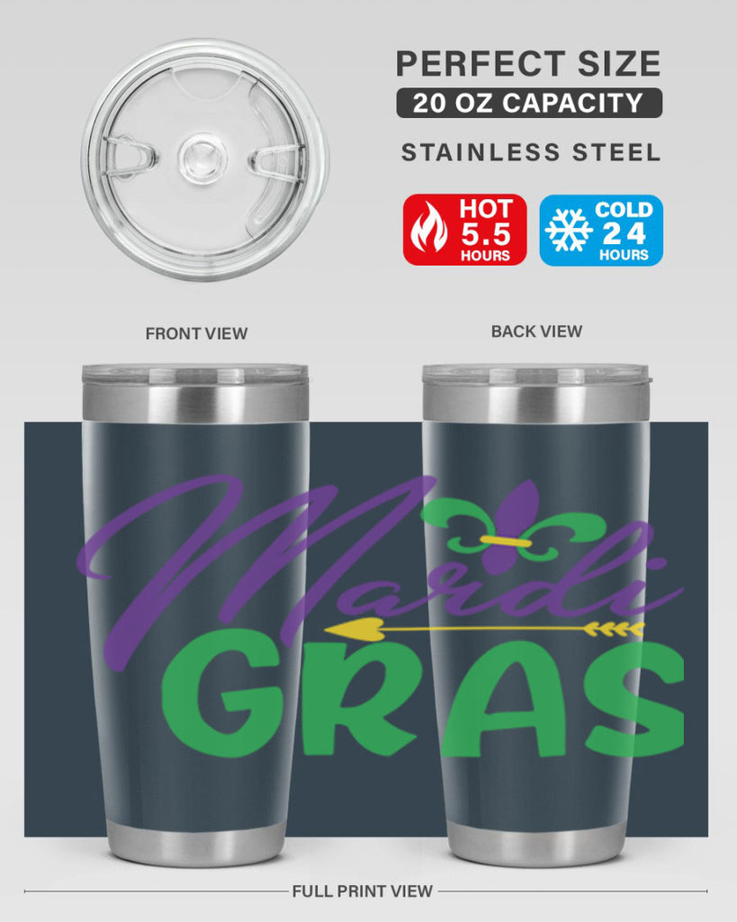 mardi gras 76#- mardi gras- Tumbler