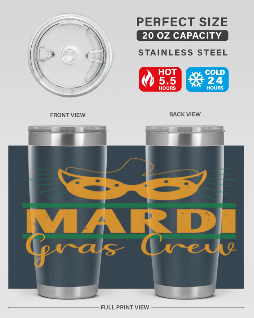 mardi gras crew 48#- mardi gras- Tumbler