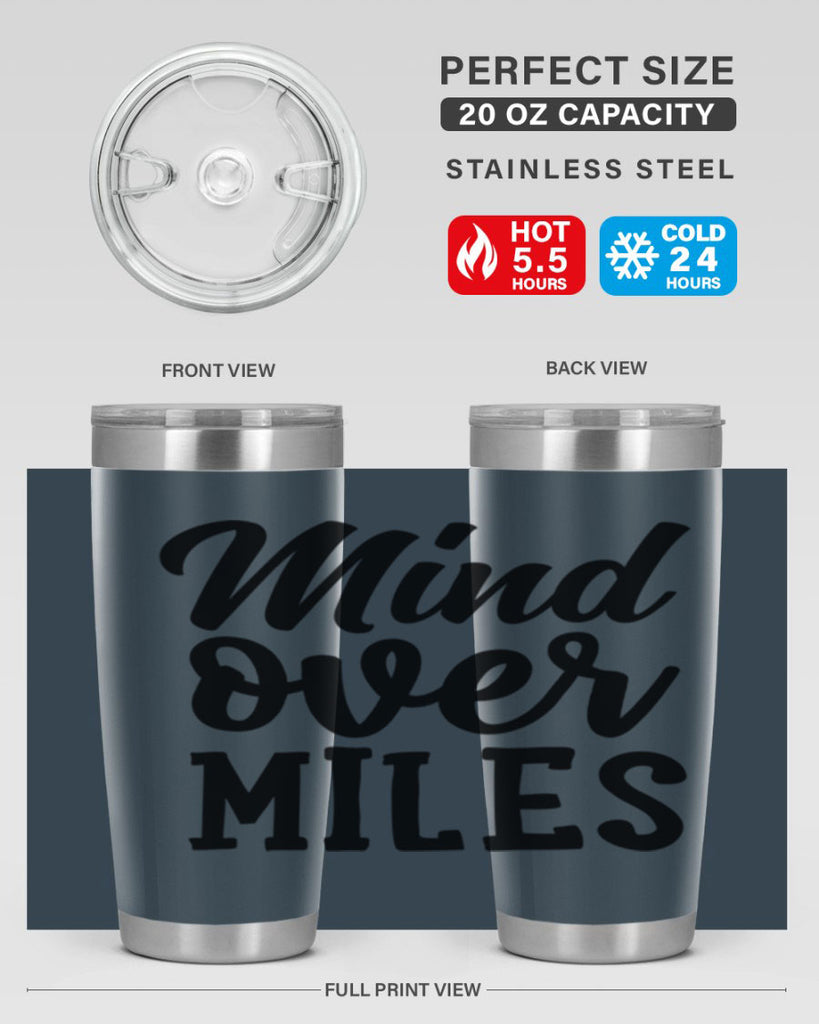 mind over miles 28#- gym- Tumbler