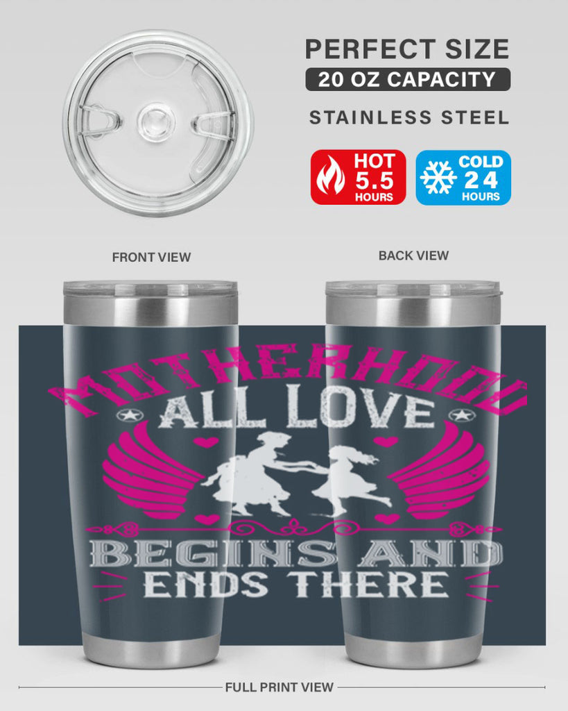 motherhood all love 57#- mothers day- Tumbler