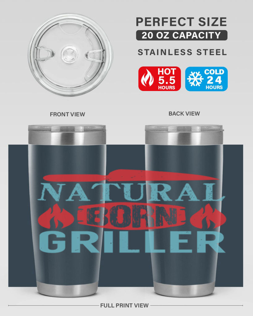 natural born griller 19#- bbq- Tumbler