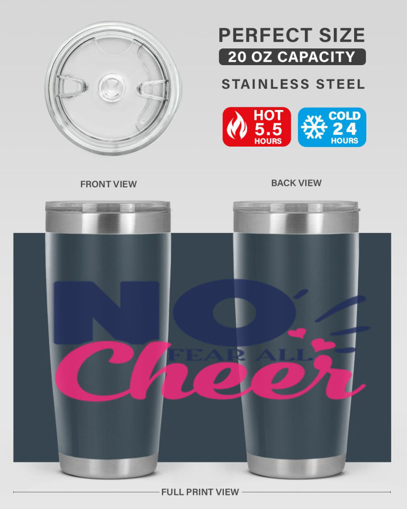 no fear all cheer 1728#- cheer- Tumbler