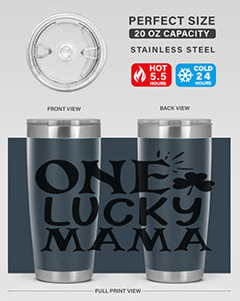 one lucky mama Style 34#- autism- Tumbler
