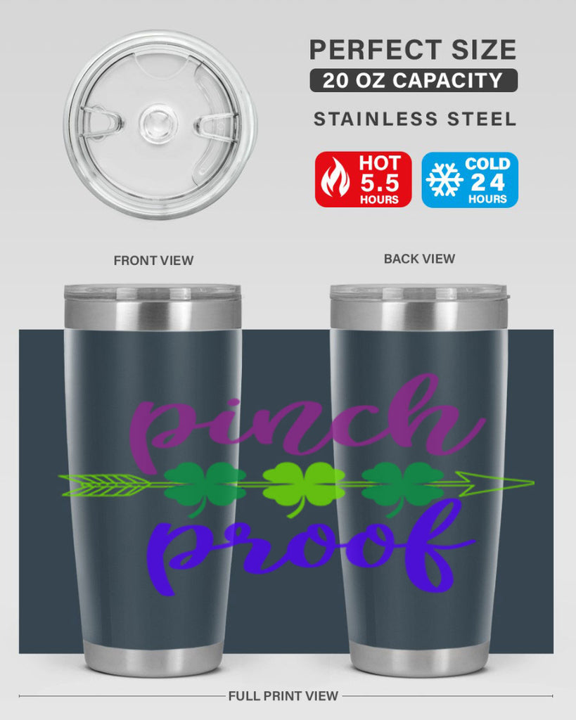 pinch proof 3#- mardi gras- Tumbler
