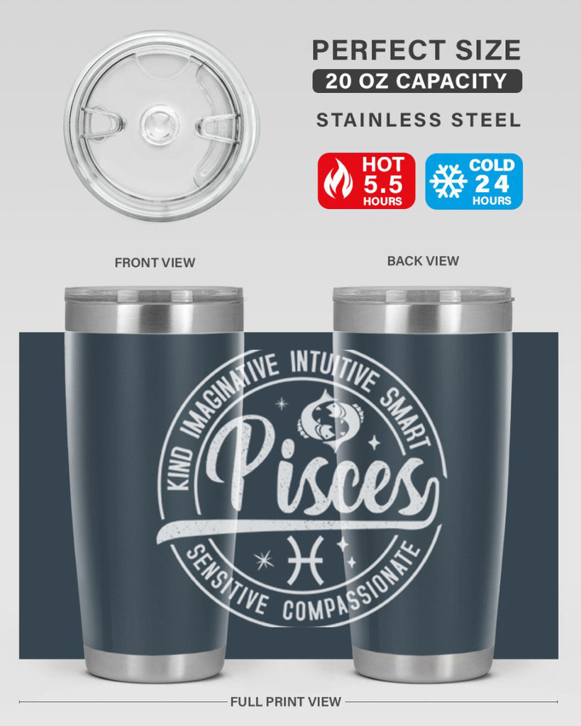 pisces 374#- zodiac- Tumbler