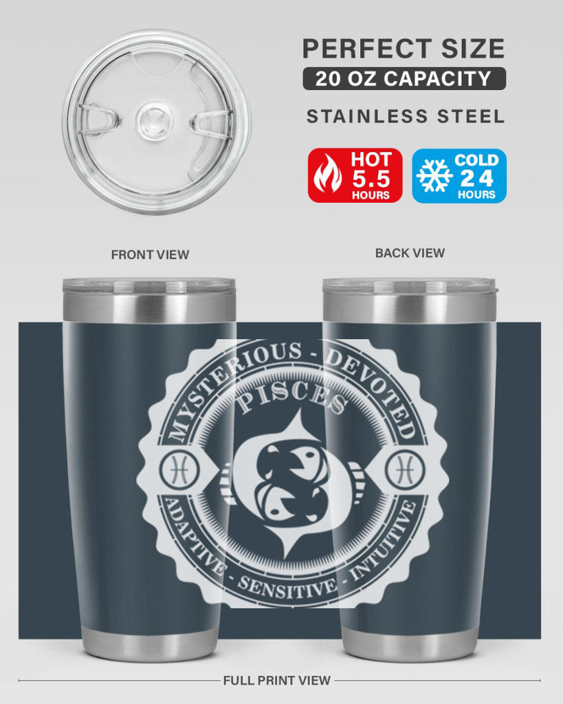 pisces 50#- zodiac- Tumbler